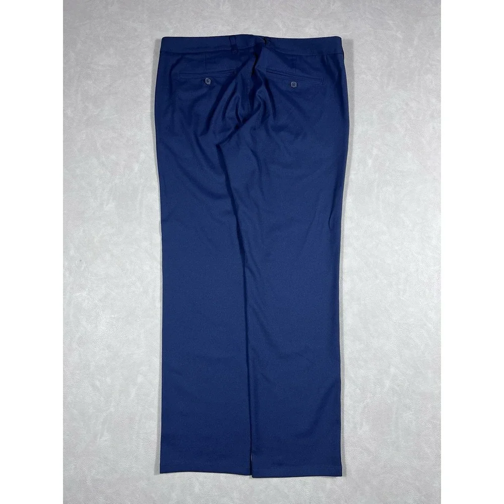 Mizzen + Main Baron Chino Men's 34x30 Trim Fit Performance Chino Pants Navy Golf